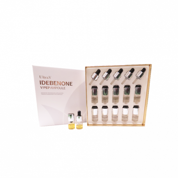 ULTRA V 艾地苯黃金亮澤美肌精華  Idebenone VPep Ampoule (10枝裝)