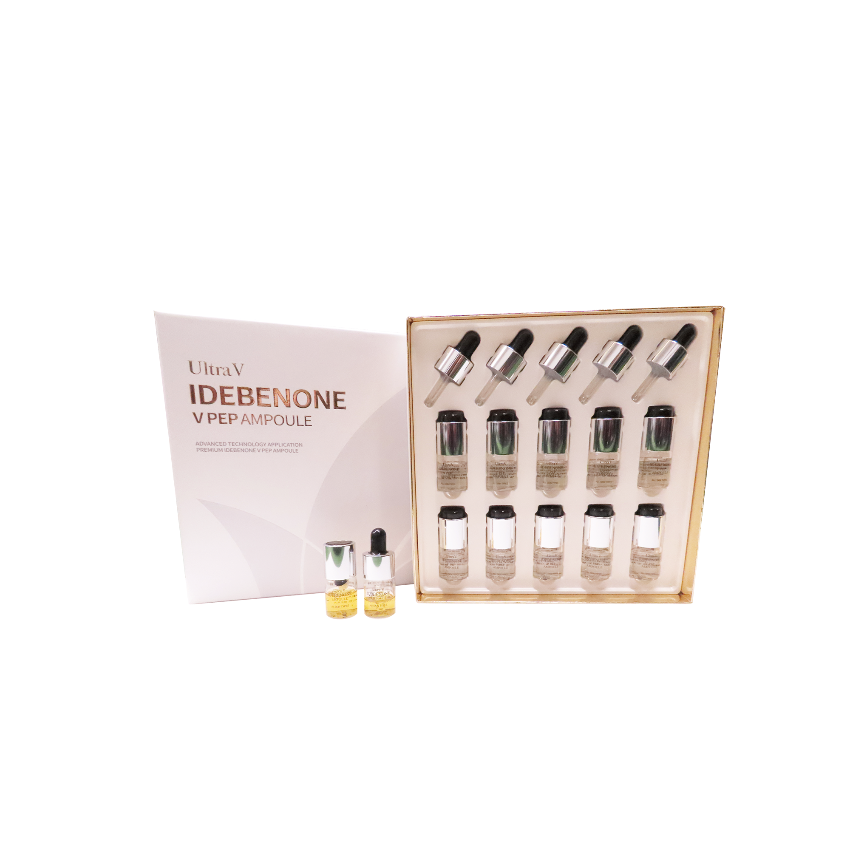 ULTRA V 艾地苯黃金亮澤美肌精華  Idebenone VPep Ampoule (10枝裝)